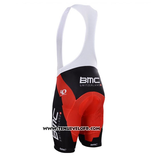 2015 Maillot Ciclismo BMC Noir et Orange Manches Courtes et Cuissard